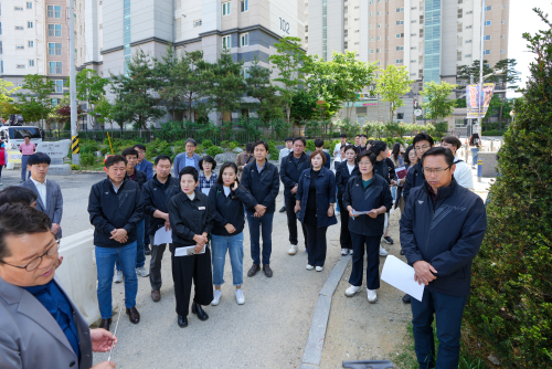 제248회 임시회 현장방문 2일차(배방농협 하나로마트 옆 소로)